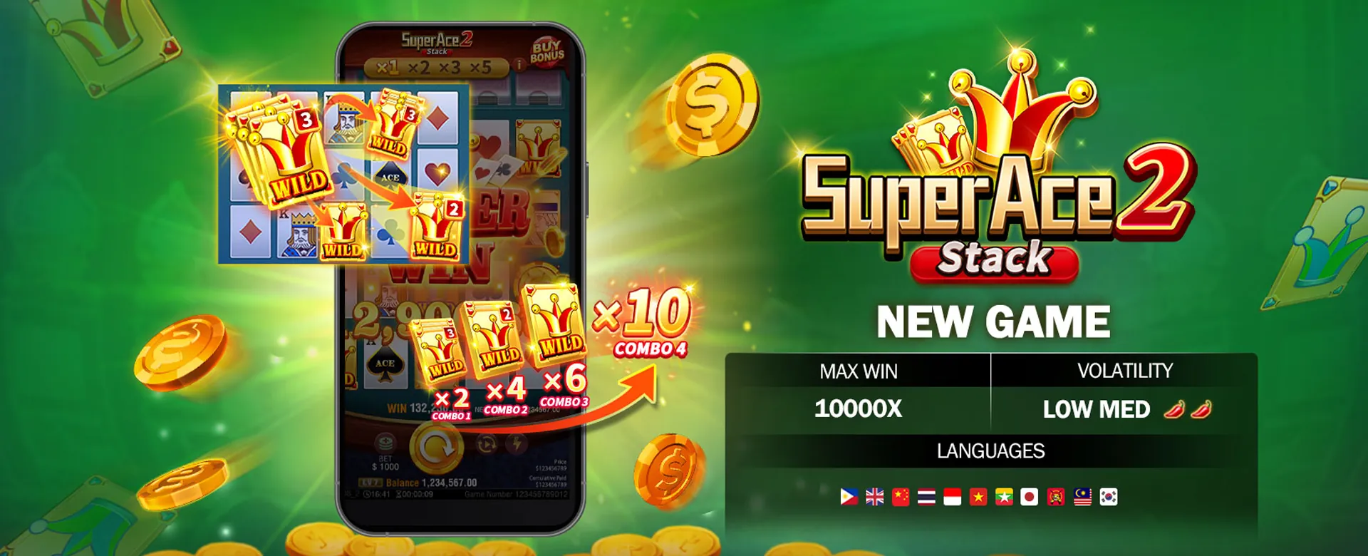 Super Arcade Gaming Platform